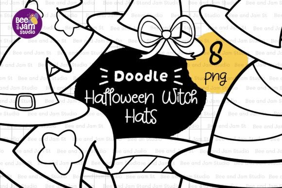 Download KDP Kids Halloween Witch Hat Line Art - Line Collection