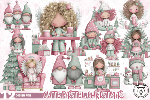 Download Cute Pastel Christmas PNG - Pastel christmas Collection