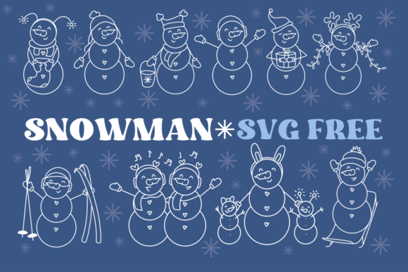 Download Snowman SVG Free - Snowman Collection
